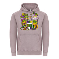 Vintage Zinc Mardi Gras Coffee Cups Vintage Hoodie - BundleAndBundleShop