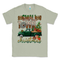 Matcha Small Town Christmas With Truck Classic Tee - BundleAndBundleShop