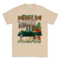 Mushroom Small Town Christmas With Truck Classic Tee - BundleAndBundleShop