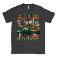 Smoke Small Town Christmas With Truck Classic Tee - BundleAndBundleShop