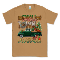 Toasted Coconut Small Town Christmas With Truck Classic Tee - BundleAndBundleShop