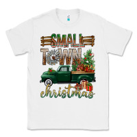 Small Town Christmas With Truck Classic Tee | Teevron