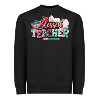 Black blessed teacher school Heavyweight Sweatshirt - NancyCooperArtShop