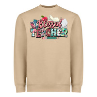 Blessed Teacher School Heavyweight Sweatshirt | Teevron