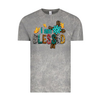 Cloud Rock I Am Blessed Cross Vintage Tee - BundleAndBundleShop