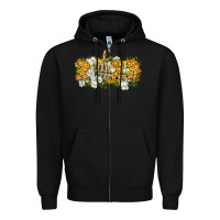 Black 2023 skeleton middle finger new year Zipper Hoodie - CowGirlArtShop