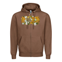 Chestnut 2023 skeleton middle finger new year Zipper Hoodie - CowGirlArtShop