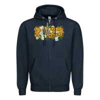 Navy 2023 skeleton middle finger new year Zipper Hoodie - CowGirlArtShop
