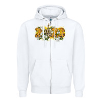 White 2023 skeleton middle finger new year Zipper Hoodie - CowGirlArtShop