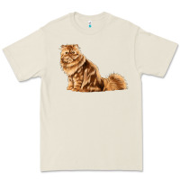 Bone Persian Cat Premium Tee - LillyAllenDesigns