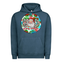 Pigment Midnight Navy With god all things are possible Urban Hoodie - CowhideDigitalArt