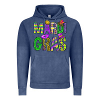 Vintage Denim Western Mardi Gras Vintage Hoodie - BundleAndBundleShop