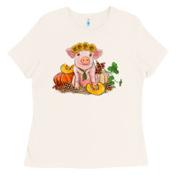 Bone fall pig Ladies Tee - RanaPortraitStore