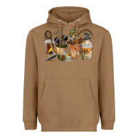 Toasted Coconut Fishing Coffee Cups Heavyweight Hoodie - FaDigitalArtStudio