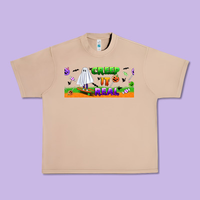 Creep It Real Libbey Glass Urban Heavy Tee Designed By Bundleandbundleshop