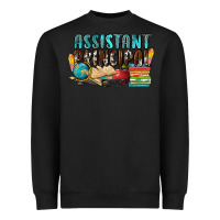 Black assistant principal Heavyweight Sweatshirt - NancyCooperArtShop