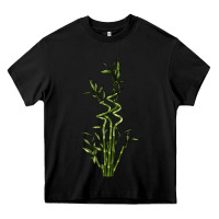 Black Lucky Bamboo Heavy Core Tee - LillyAllenDesigns