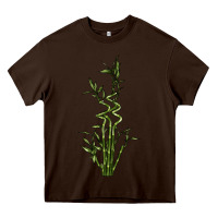 Chocolate Brown Lucky Bamboo Heavy Core Tee - LillyAllenDesigns