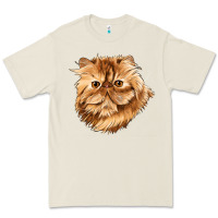 Bone Persian Cat Face Premium Tee - LillyAllenDesigns
