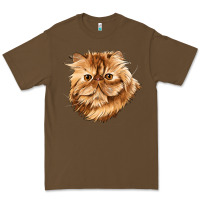Cacao Persian Cat Face Premium Tee - LillyAllenDesigns