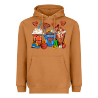 Meerkat Basketball Coffee Cups Heavyweight Hoodie - FaDigitalArtStudio