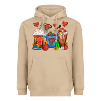 Mushroom Basketball Coffee Cups Heavyweight Hoodie - FaDigitalArtStudio