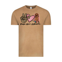 Peace Love Labrador Vintage Tee | Teevron