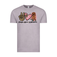 Vintage Zinc peace love labrador Vintage Tee - JahusDesignShop