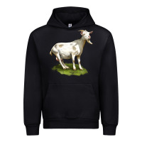 Black cashmere goat Urban Hoodie - LillyAllenDesigns