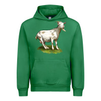 Emerald cashmere goat Urban Hoodie - LillyAllenDesigns