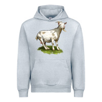 Heather Grey cashmere goat Urban Hoodie - LillyAllenDesigns