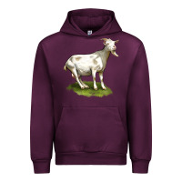 Mauve Wine cashmere goat Urban Hoodie - LillyAllenDesigns
