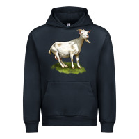 Navy cashmere goat Urban Hoodie - LillyAllenDesigns