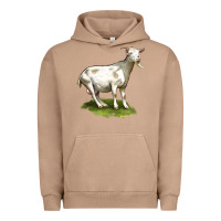 Pigment Burro cashmere goat Urban Hoodie - LillyAllenDesigns