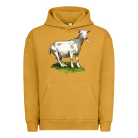 Pigment Peanut Butter cashmere goat Urban Hoodie - LillyAllenDesigns