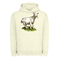 Pigment Pistachio cashmere goat Urban Hoodie - LillyAllenDesigns