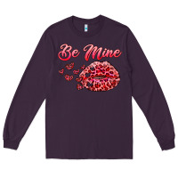 Plum be mine kiss Long Sleeve Tee - RanaPortraitStore
