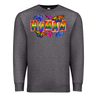 Charcoal Heather Human pride Premium Sweatshirt - FaDigitalArtStudio