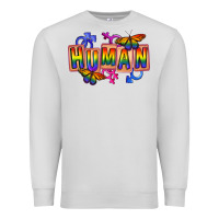 Dove Grey Human pride Premium Sweatshirt - FaDigitalArtStudio