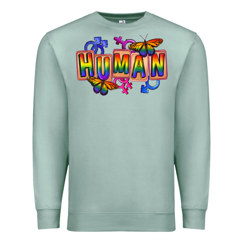 Human Pride Premium Sweatshirt by FaDigitalArtStudio | Teevron