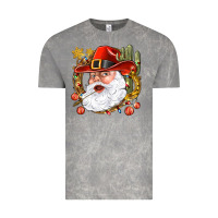 Cloud Rock Cowboy Santa Vintage Tee - BundleAndBundleShop