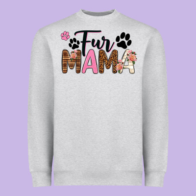 Fur Mama Heavyweight Sweatshirt Designed By Texasbilliewilder