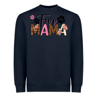 Navy fur mama Heavyweight Sweatshirt - texasbilliewilder