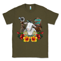 Army Green farm life sheep Classic Tee - SublimationCraftShop