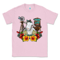 Bubblegum Pink farm life sheep Classic Tee - SublimationCraftShop