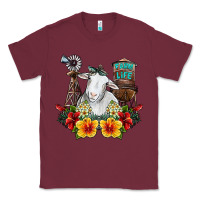 Burgundy farm life sheep Classic Tee - SublimationCraftShop