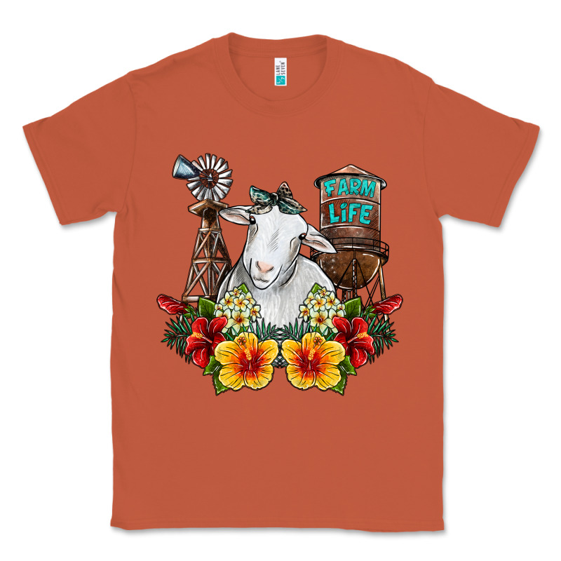 Farm Life Sheep Classic Tee by SublimationCraftShop | Teevron