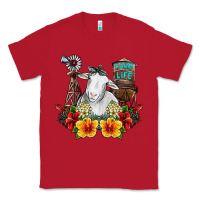Red farm life sheep Classic Tee - SublimationCraftShop