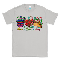 Moon Dust Peace Love Tacos Classic Tee - BundleAndBundleShop