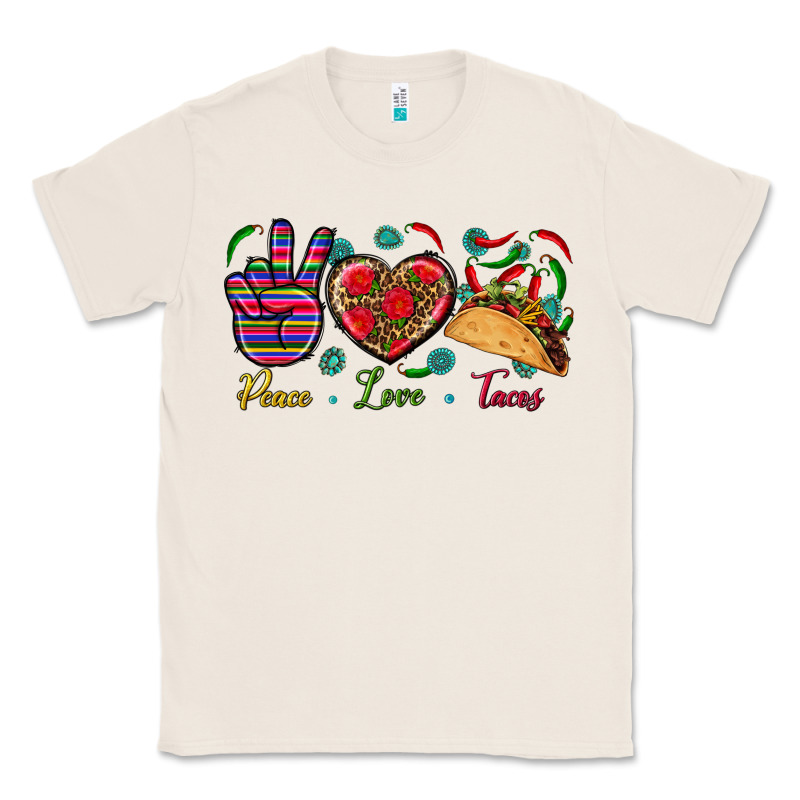 Peace Love Tacos Classic Tee by BundleAndBundleShop | Teevron